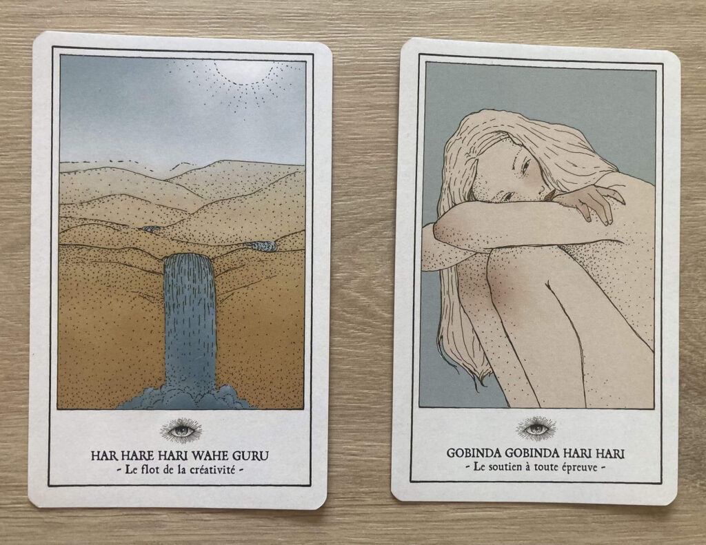 cartes de l'oracle des mantras
